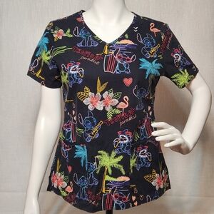 Disney Scrubs Lilo And Stitch Cotton Small Based On Measurements